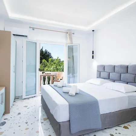 Anais Luxury Living Grey & Pink By Corfuescapes * Marathias